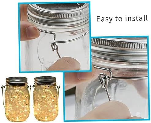 Sturdy Mason Jar Hook Hangers for 20 Pint Jars