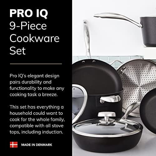 scanpan pro iq 9-piece cookware set