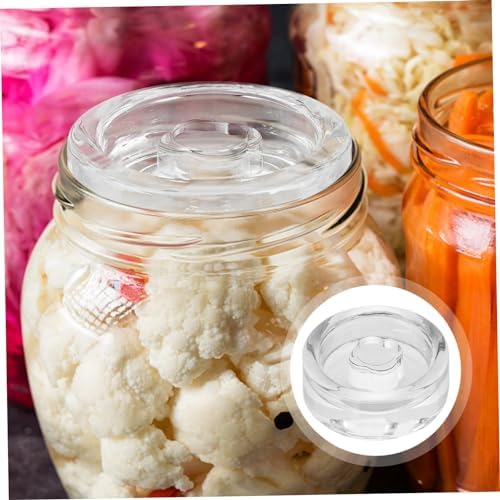 Hoement 2pcs Fermented Glass Weights for Mason Jars 1