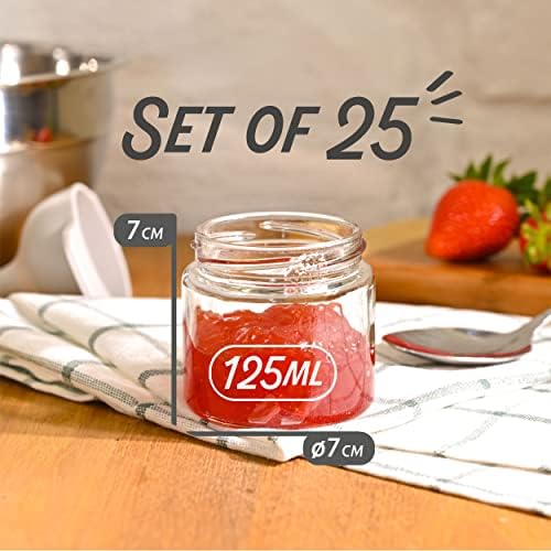 25-Piece Glass Jars Set