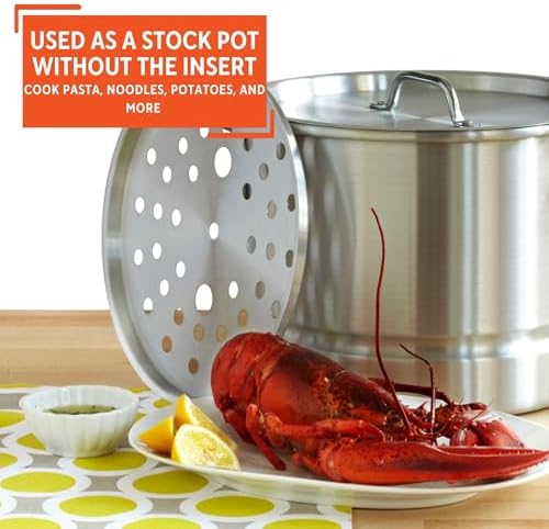 Sleek Durable Aluminum Steamer Set for Efficient Cooking
