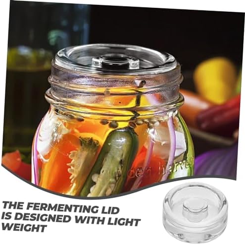 Hoement 2pcs Fermented Glass Weights for Mason Jars 1