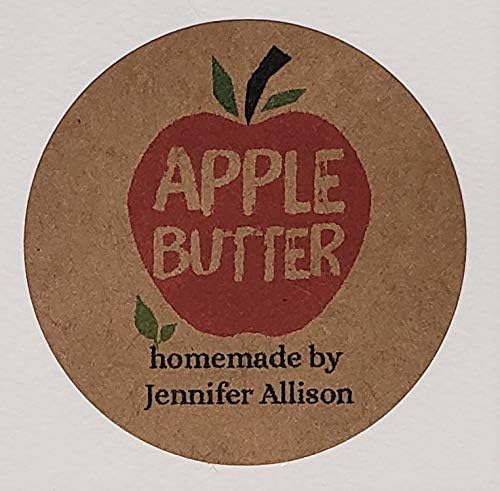Personalized Red Apple Jars for Canning