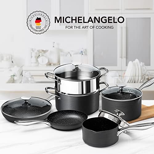 Professional MICHELANGELO Cookware Set for induction use