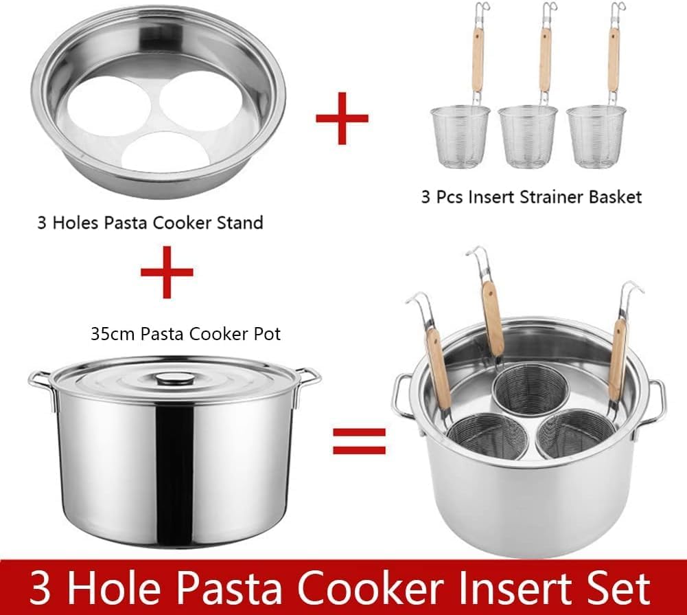 Sturdy and Functional Pasta Pots Set for Home or Kitchen Use