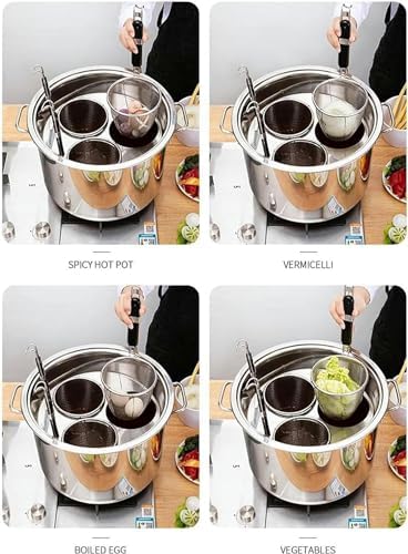 Sturdy Durable Multipots Set for Home Commercial Cooking
