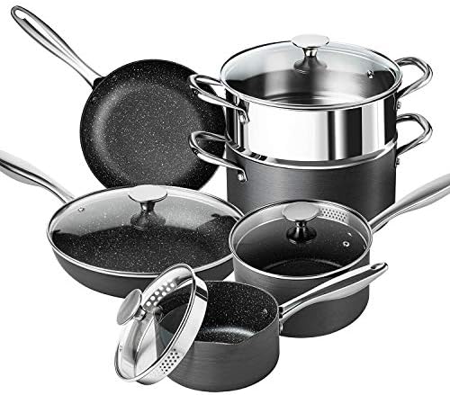 Professional MICHELANGELO Cookware Set for induction use