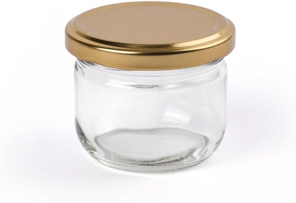 Gowild Markys Mini Glass Jars 4oz Pack of 24