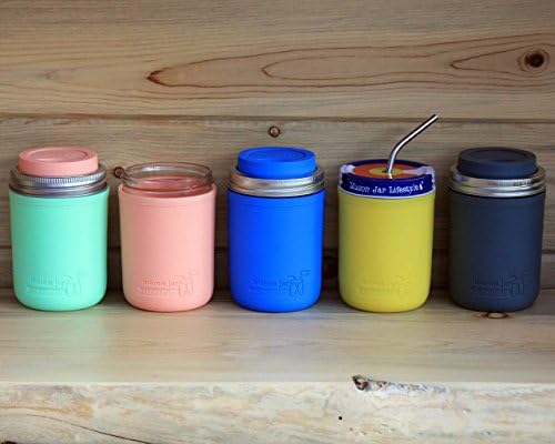 Premium Silicone Pint Jars - 16oz 2-Pack