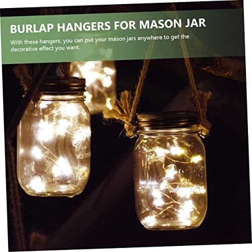 ULTECHNOVO 2-Piece Mason Jar Rope Handles