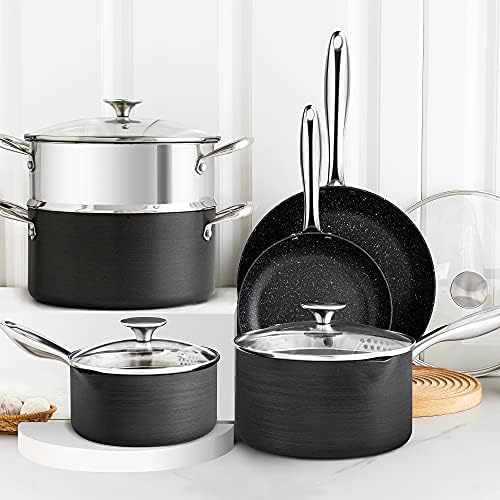 Professional MICHELANGELO Cookware Set for induction use