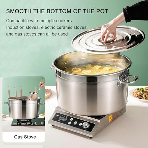 BINGWANGStainless Steel Pasta Pot Set Multi-Pot 45cm Durable Home Kitchen Essential