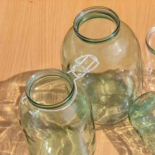 Sturdy stainless steel Mason jar wire hanger with wide mouth