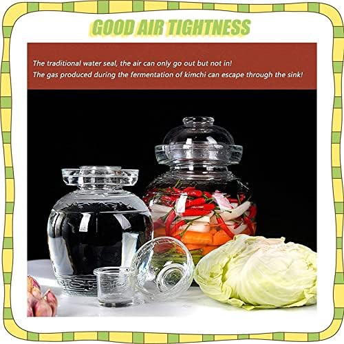 OCAZI Clear Glass Jar 10L Pickling Fermenting Canning Jar