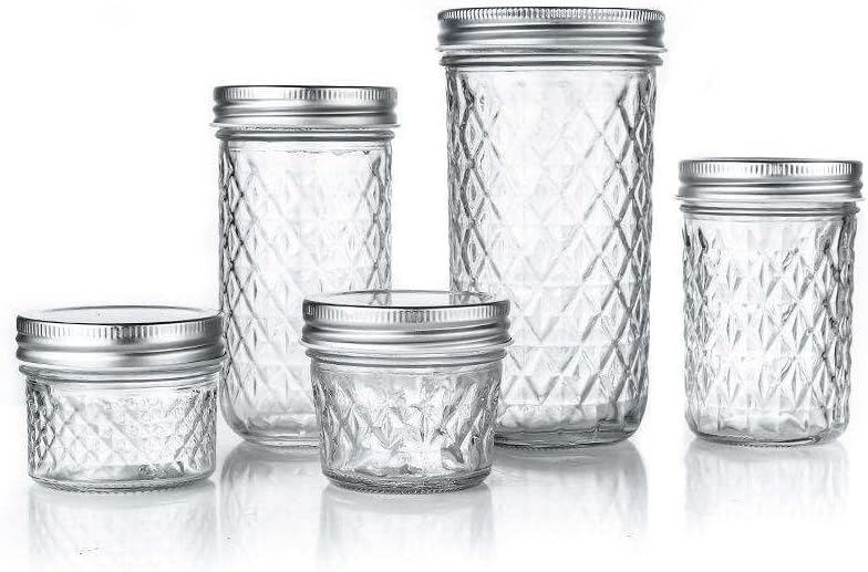 12 oz Mason Jars for Fermenting Canning Storage