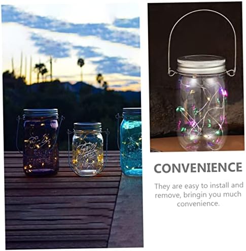 Sturdy 10-Piece Set of Stainless Steel Mason Jar Hanging Hooks