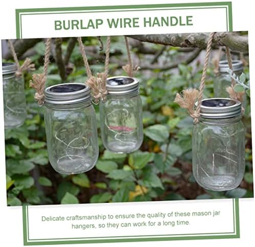 ULTECHNOVO 2-Piece Mason Jar Rope Handles
