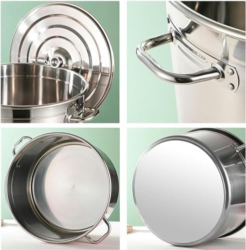 BINGWANGStainless Steel Pasta Pot Set Multi-Pot 45cm Durable Home Kitchen Essential