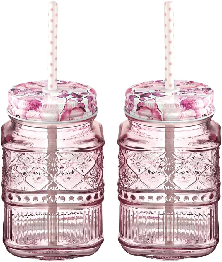 Godinger Mason Jars - Elegance 16oz Set