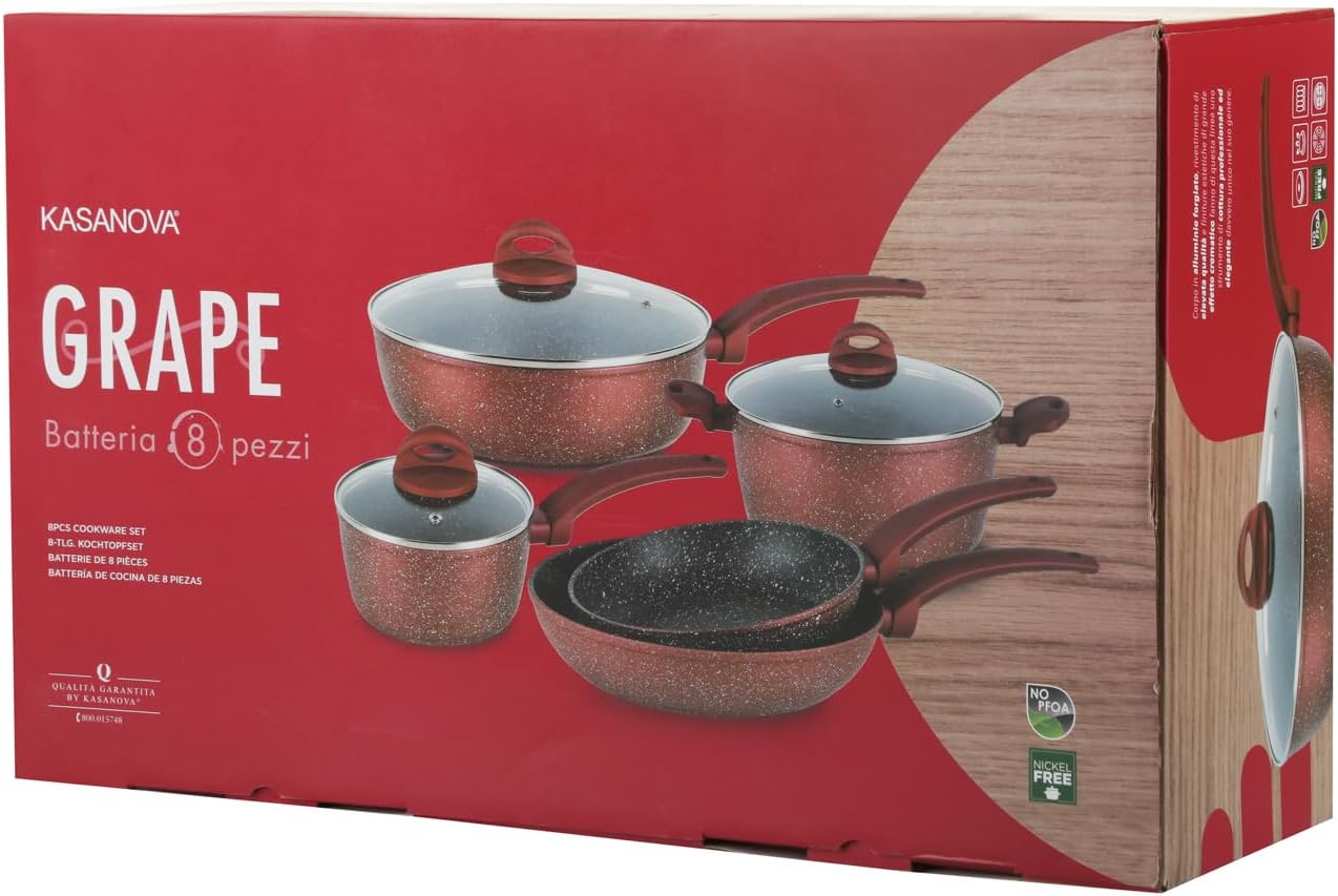 Vivid 8-Piece Cookware Set