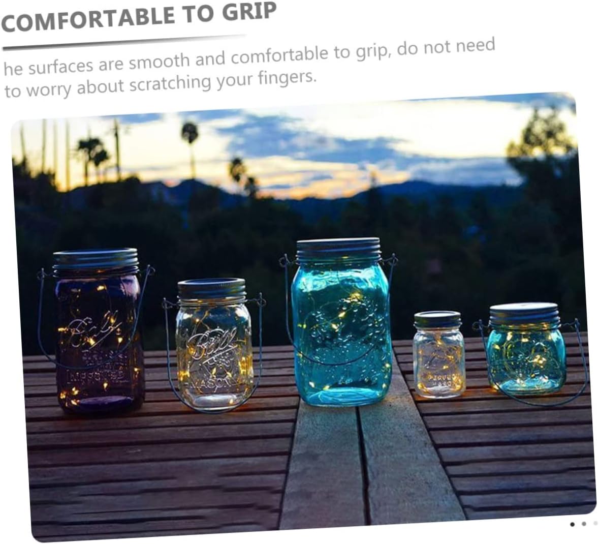 MAGICLULU 20-Piece Mason Jar Hook Set
