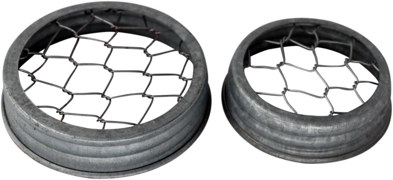 3-Pack of Metal Frog Lids for Mason Jars Holds 3