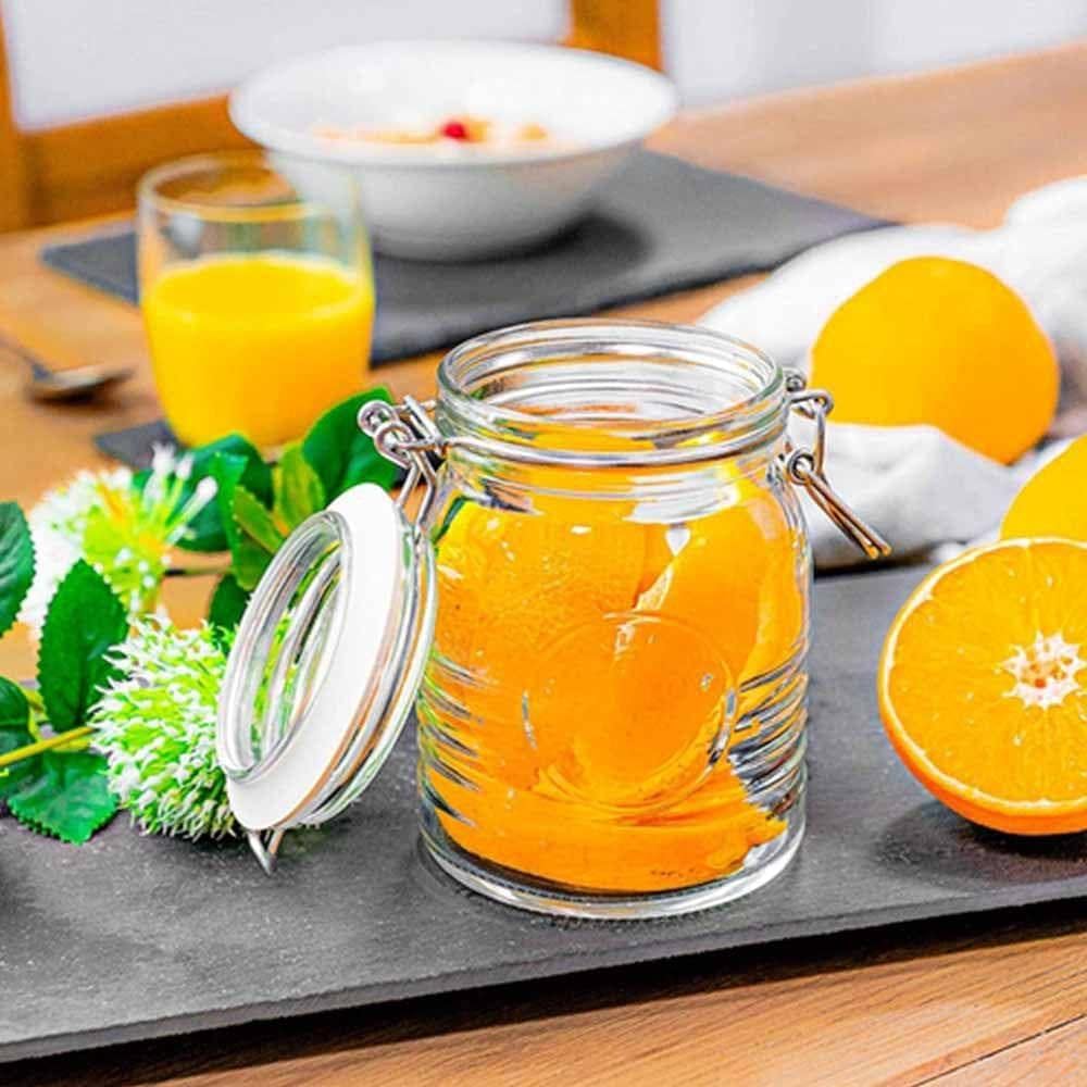 Bormioli Rocco Officina1825 Clear Jar with Swing Top 17 Oz 1 Count