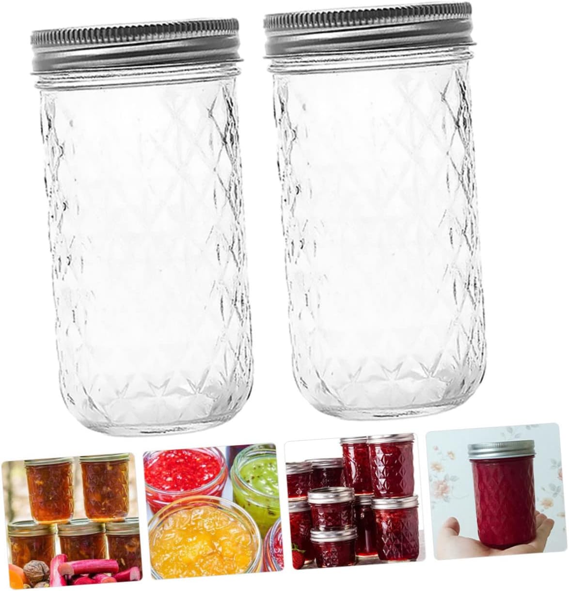 2pc Plastic Spice Containers 2packs Durable Canisters for Home Kitchen