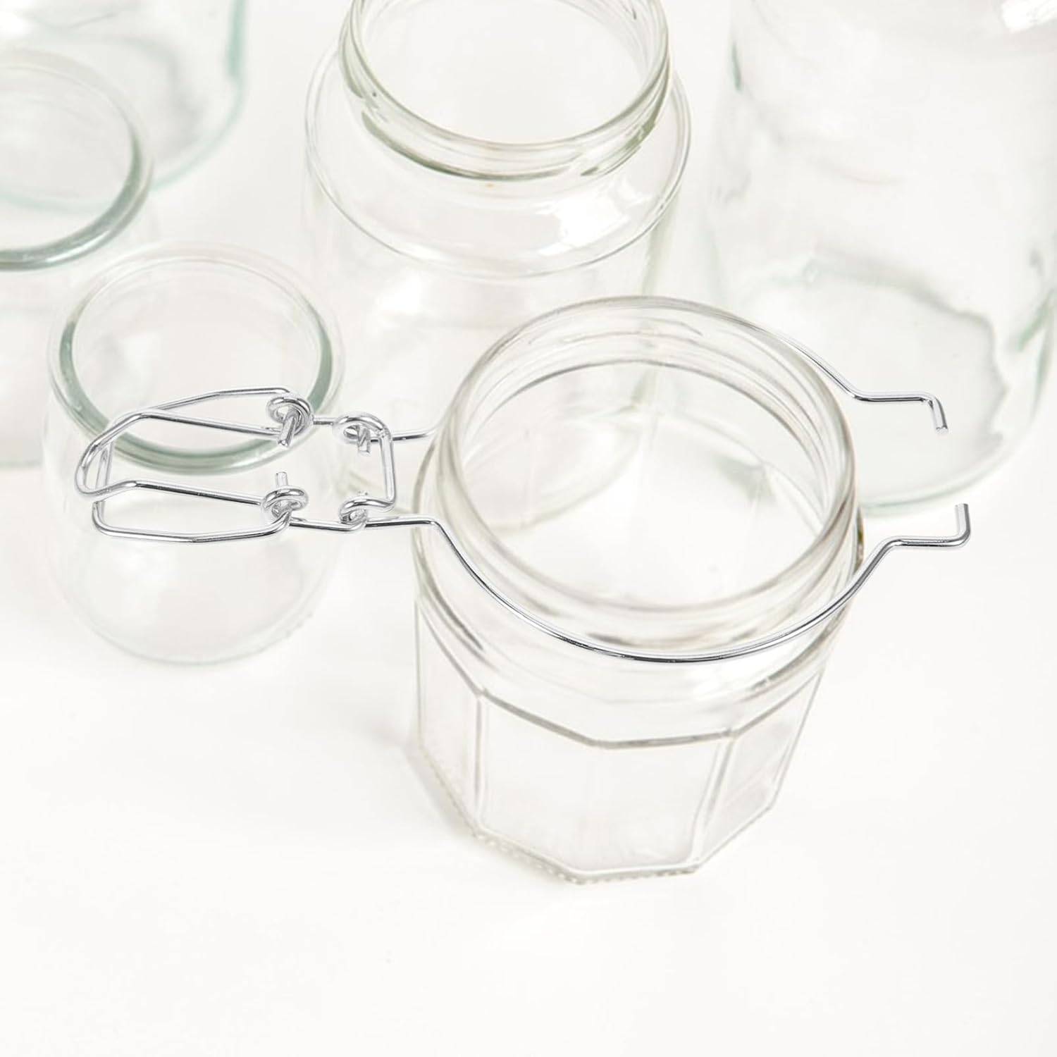 ABOOFAN Mason Jar Wire Clamp 20pcs Metal Tight Sealing