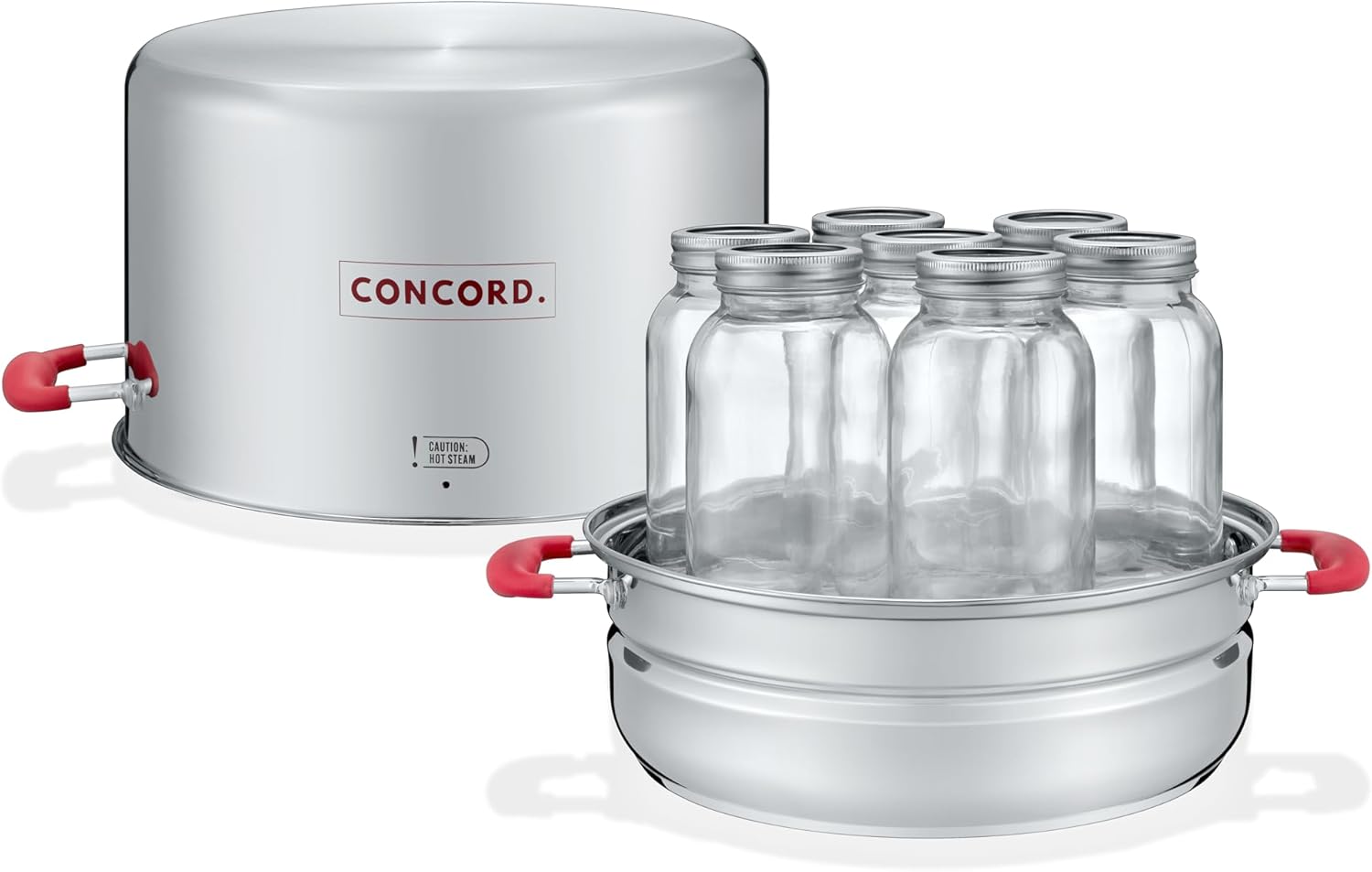 Concord Stainless Steel TurboSteam Canner Set