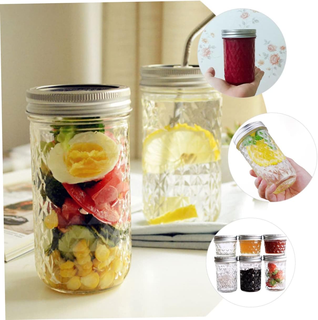 2pc Plastic Spice Containers 2packs Durable Canisters for Home Kitchen