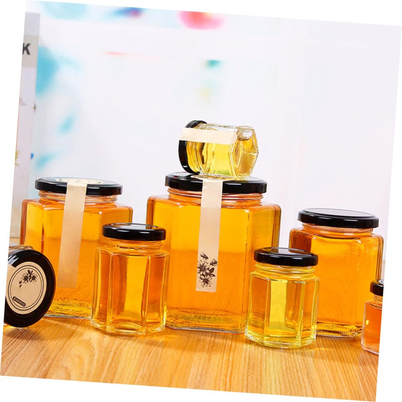 BESTOYARD 2 Sets Honey Storage Bottles