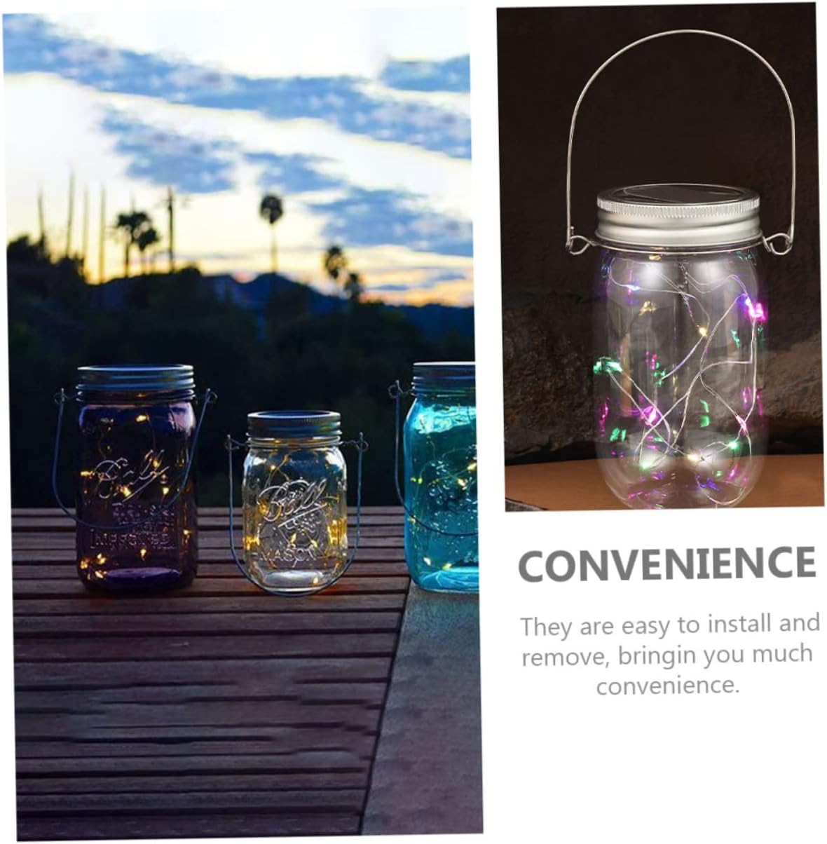 Sturdy 10-Piece Set of Stainless Steel Mason Jar Hanging Hooks