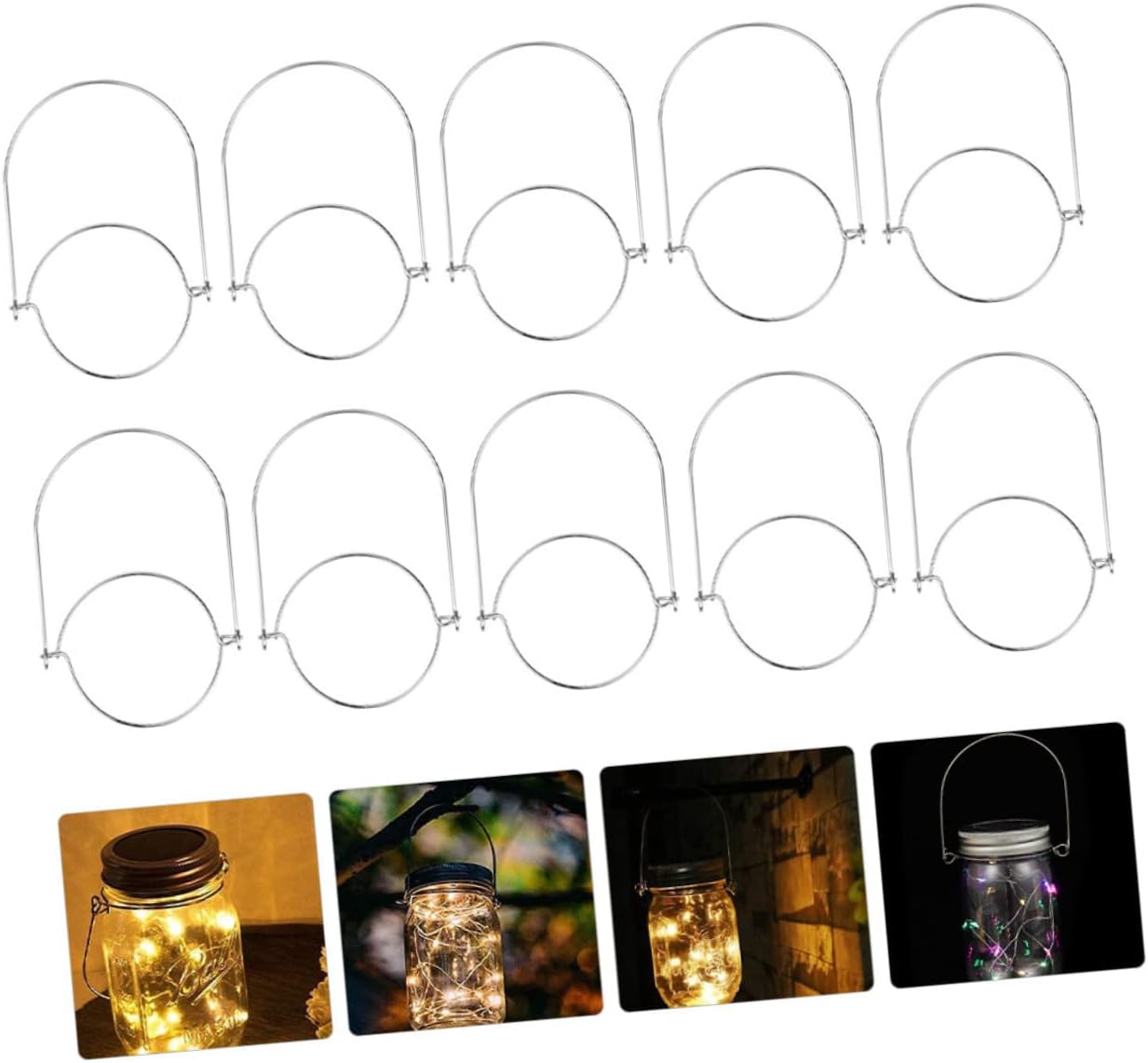Sturdy Mason Jar Hook Hangers for 20 Pint Jars