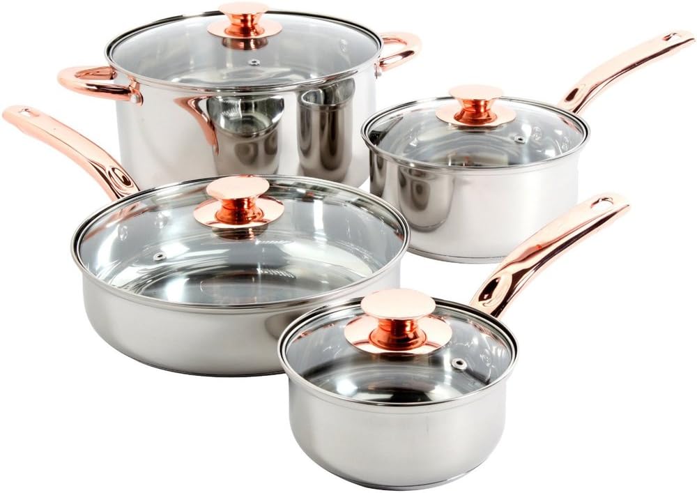 Sunbeam Anston 8-Piece Cookware Set stylish durable
