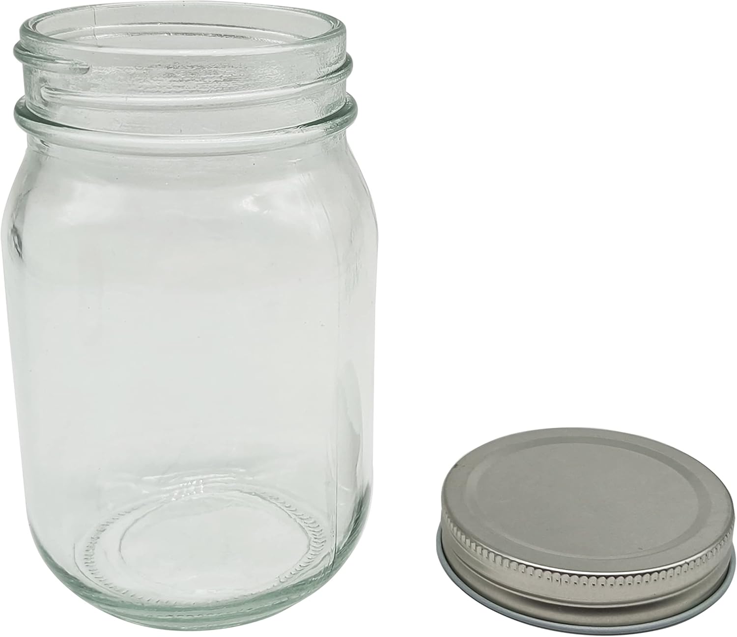 16 oz Glass Jar Set of 6