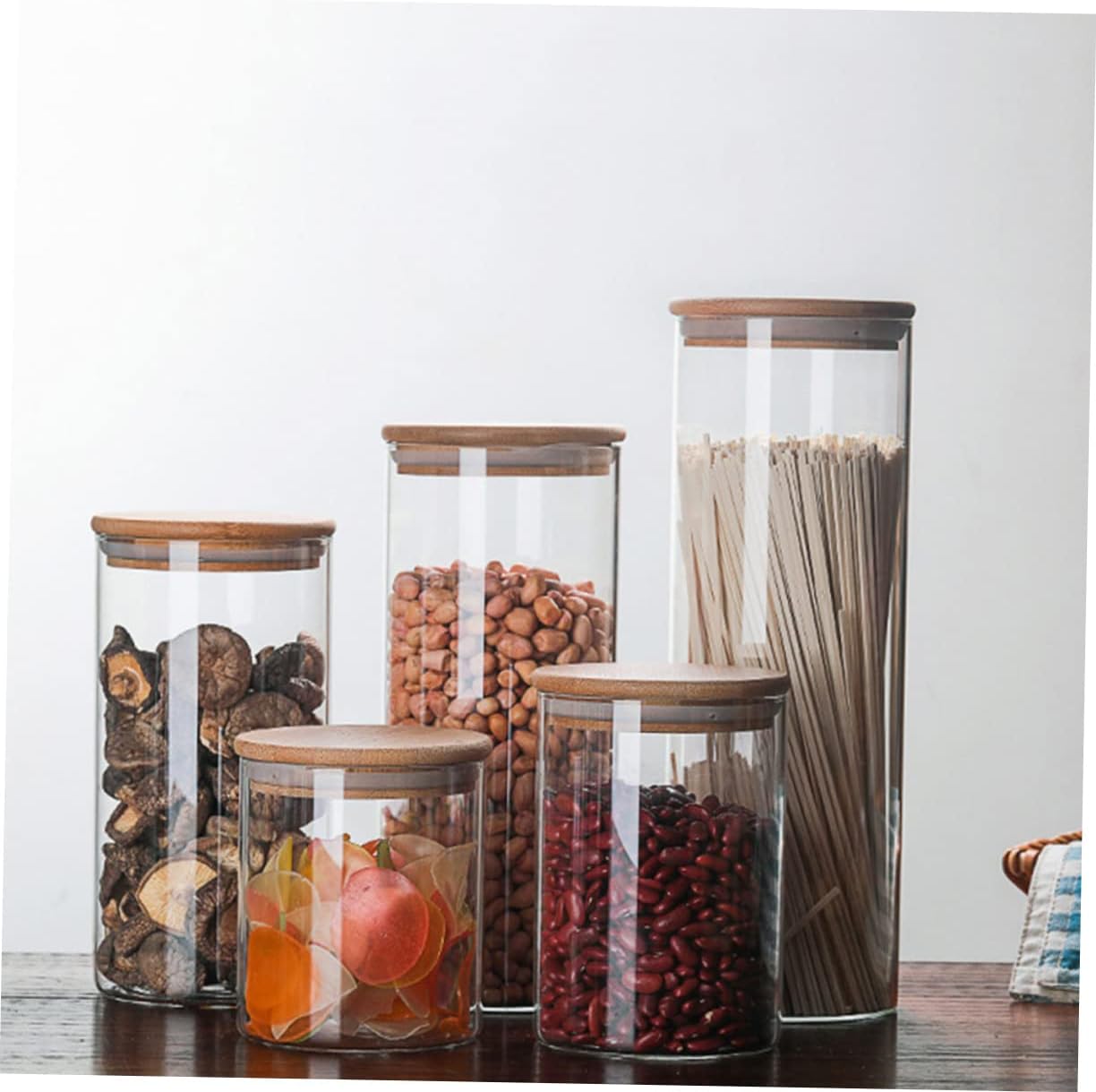 IMIKEYA Sealed Jar Candy Storage Jar 2 Sets