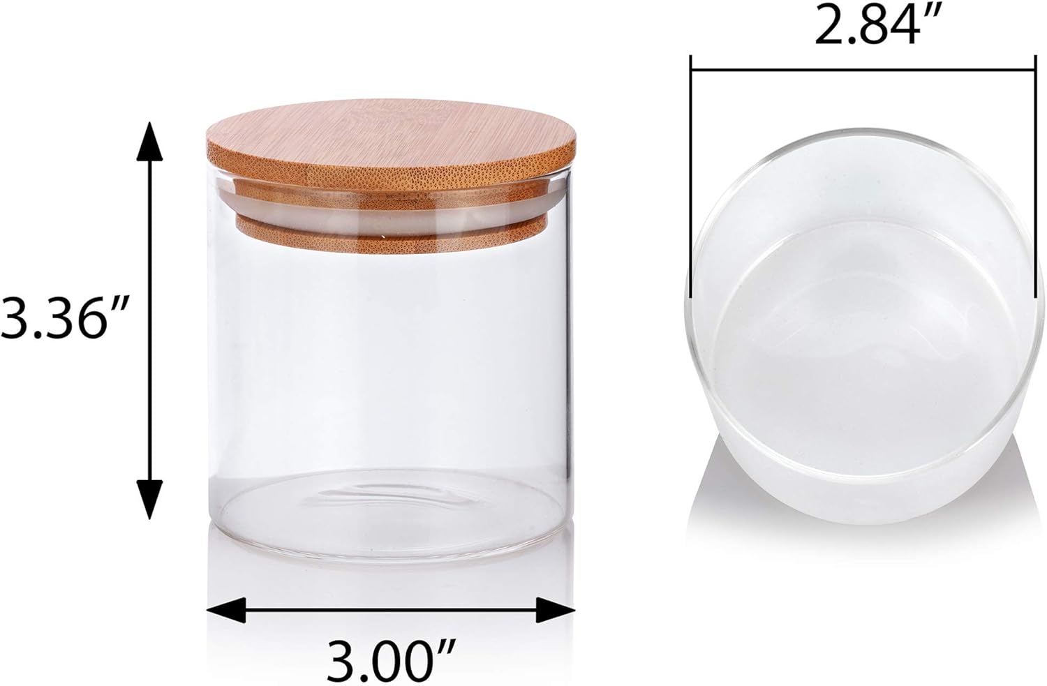 Sturdy Eco-Friendly Glass Jar Set