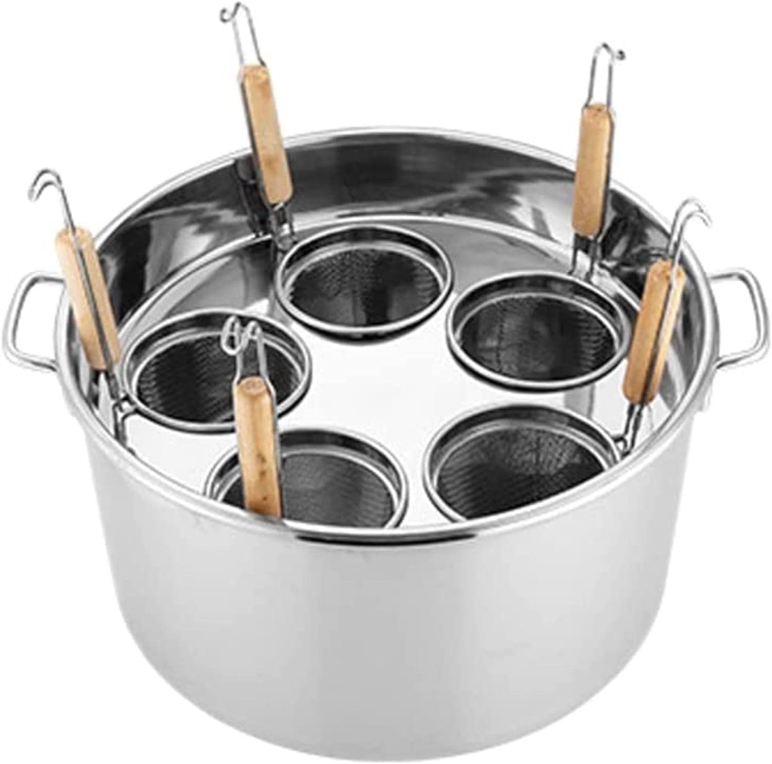 5 Holes Stainless Steel Pasta Pot - Must-Have for Home Kitchen