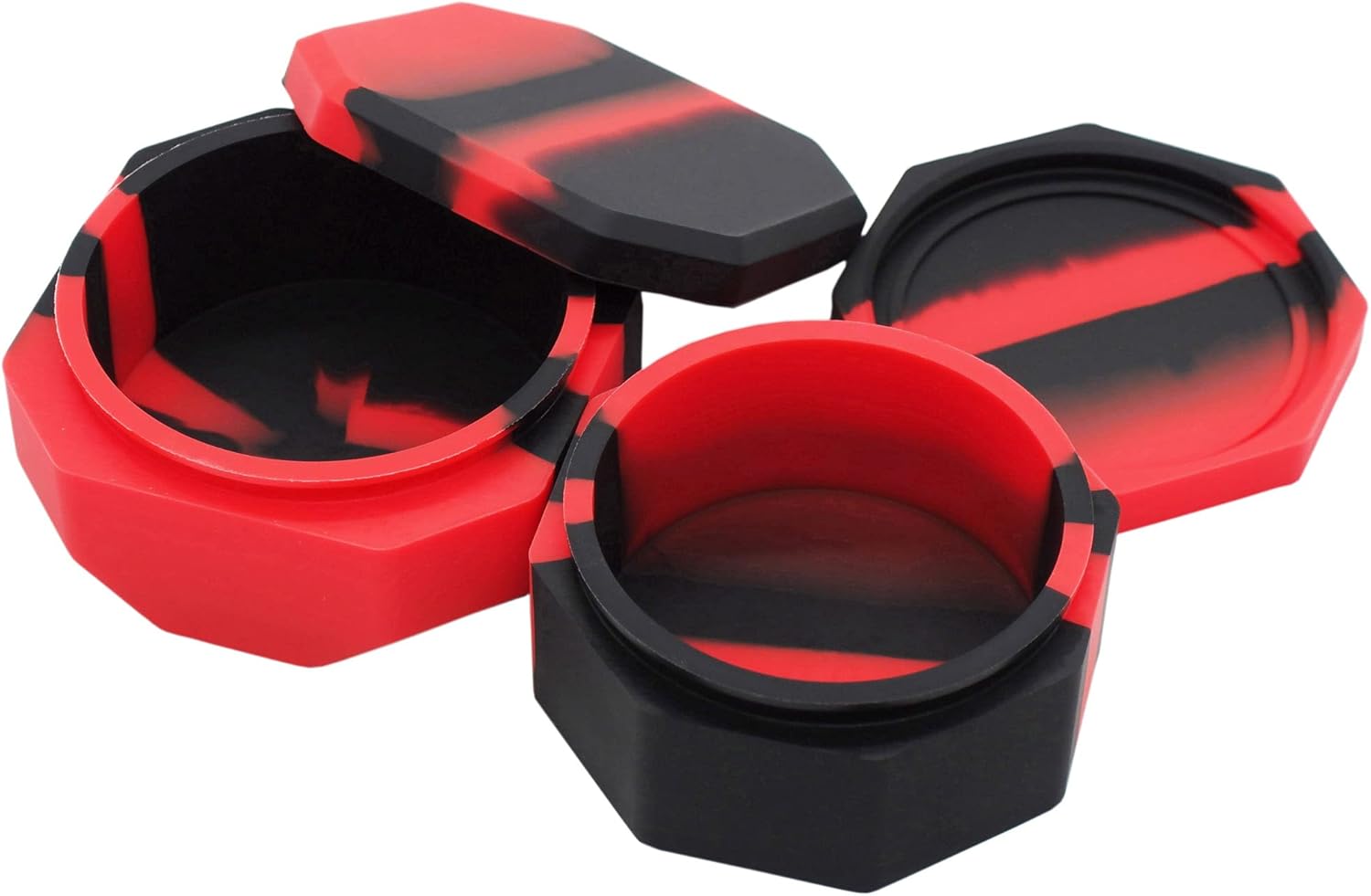 Pearwell 223ml Silicone Wax Jar Set 2 Multicolor