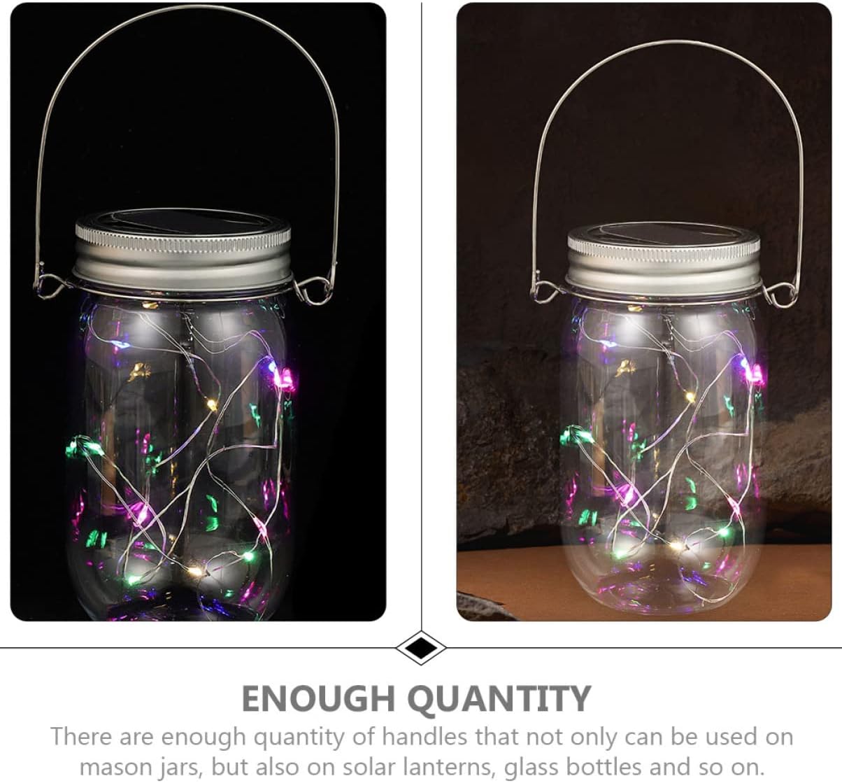 Stainless Steel Mason Jar Hanging Organizing Hook Set