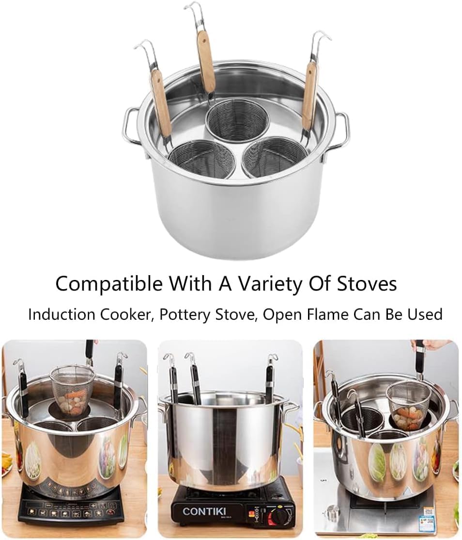 Sturdy and Functional Pasta Pots Set for Home or Kitchen Use