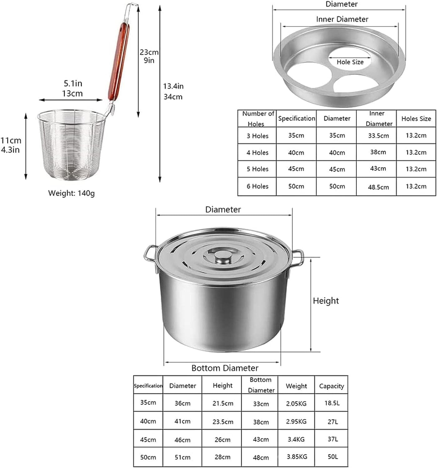 Stainless Steel Commercial Stock Pot