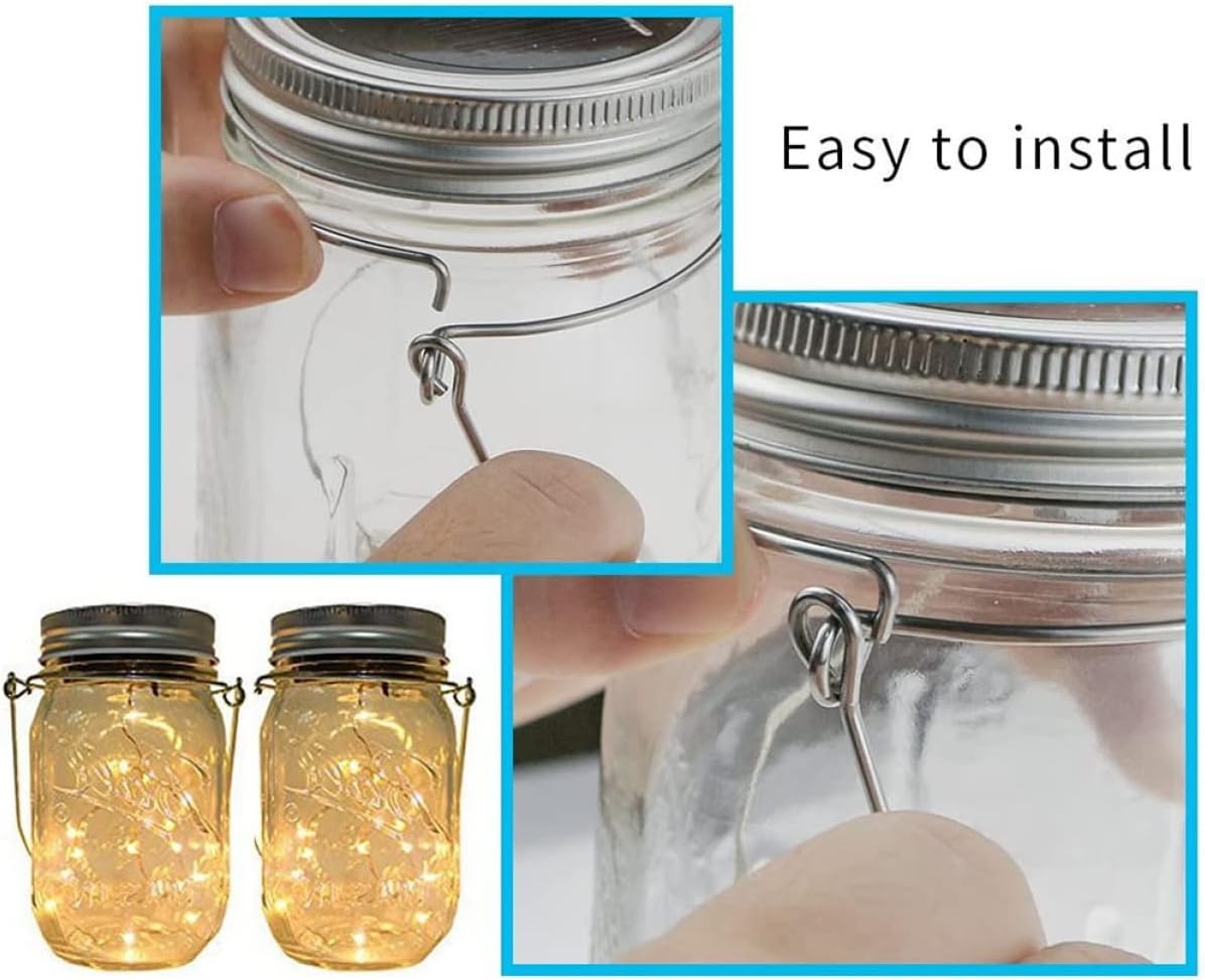 Stainless Steel Mason Jar Hangers Set