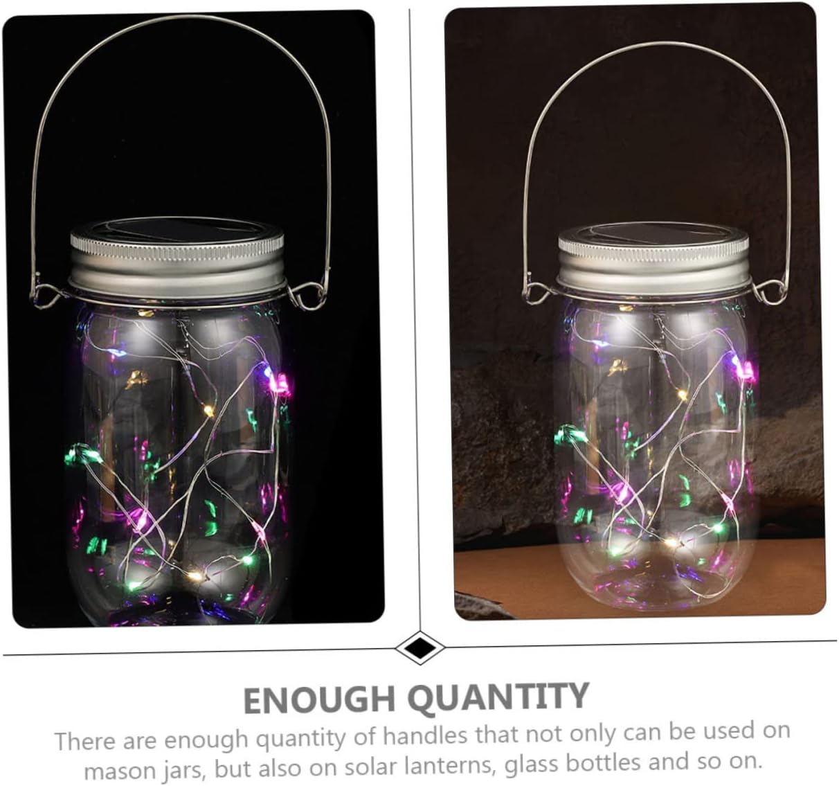 Sturdy 10-Piece Set of Stainless Steel Mason Jar Hanging Hooks