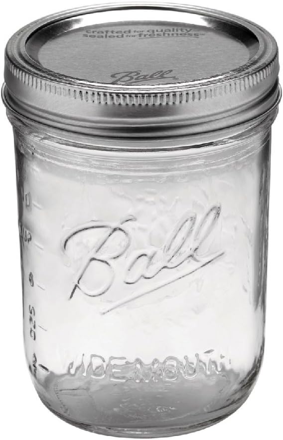 Jarden Ball Jar 66000 1 Pint Wide Mouth Canning Case