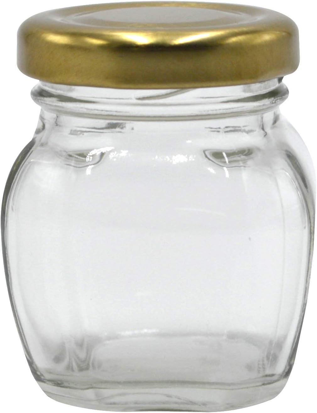 2 oz Glass Jars with Gold Lid for Honey More 24Pack