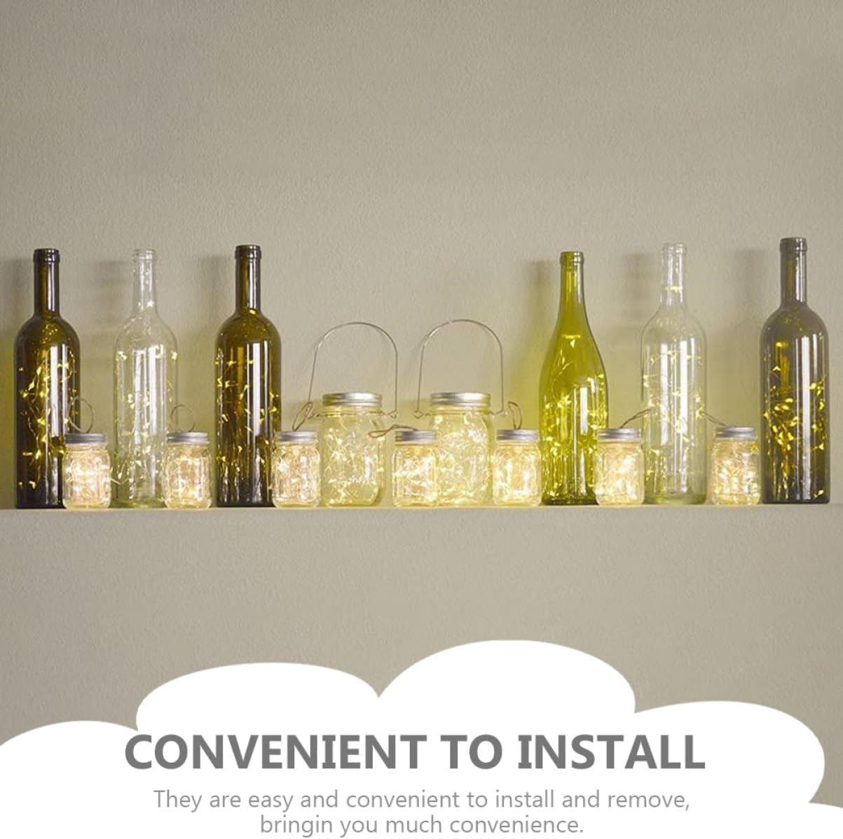 Stainless Steel Mason Jar Hangers Set