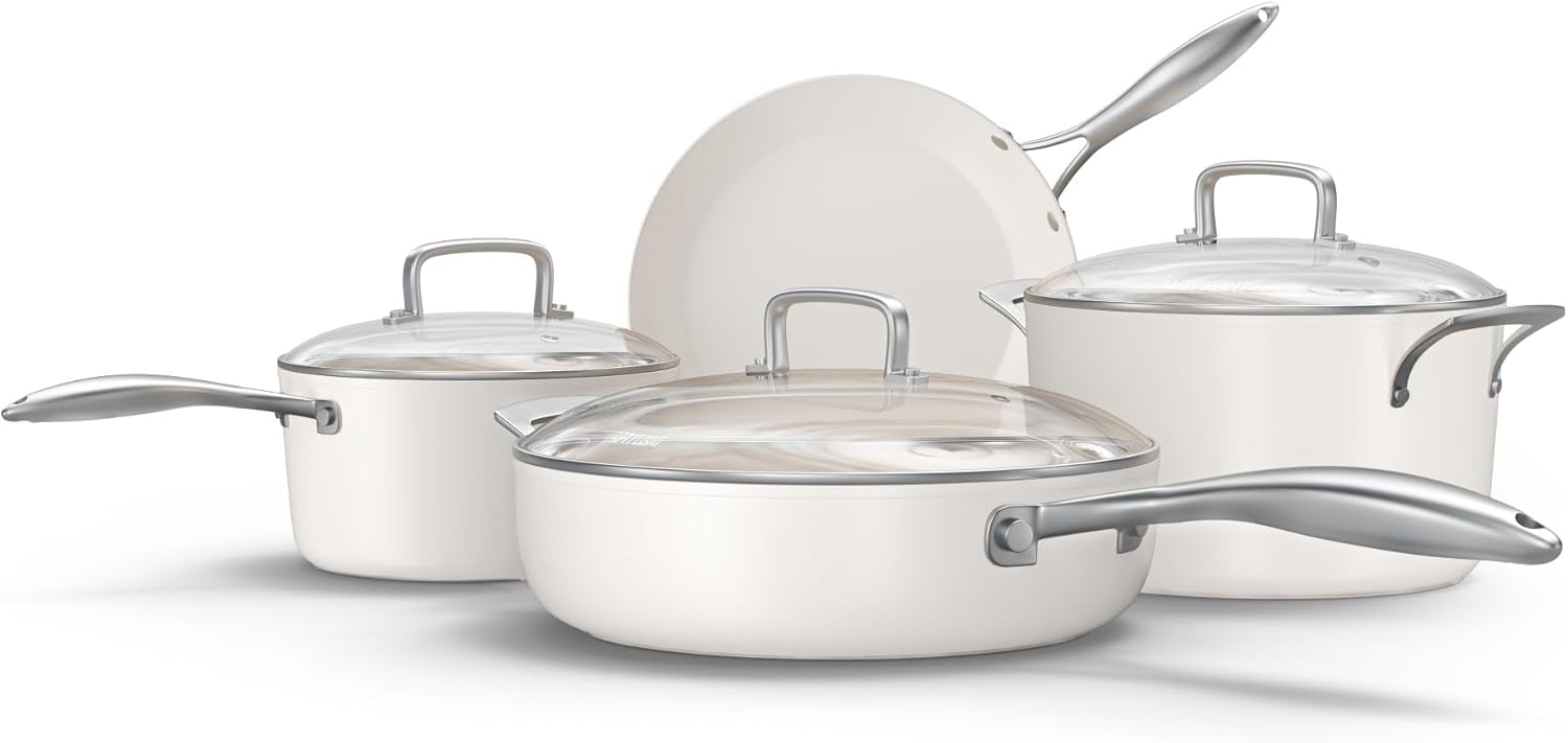 Nonstick Ceramic Cookware Set for Safe Delicious Cooking
