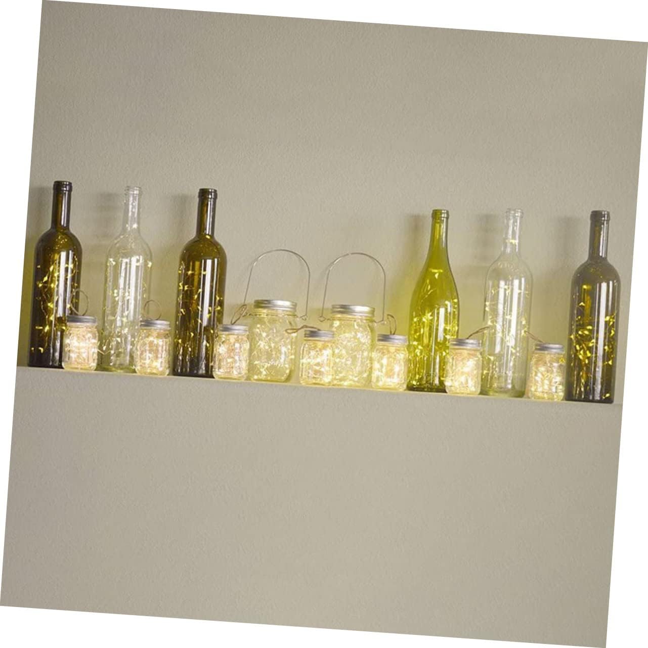 Sturdy 10-Piece Set of Stainless Steel Mason Jar Hanging Hooks